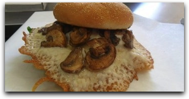 Righteous Burger Grilled Mushroom Jack
